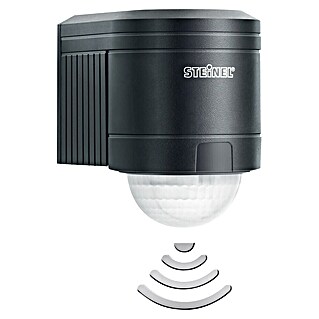 Steinel Bewegingssensor IS 240 DUO (Reikwijdte sensor: 12 m, Zwart, Detectiehoek sensor: 240 °)