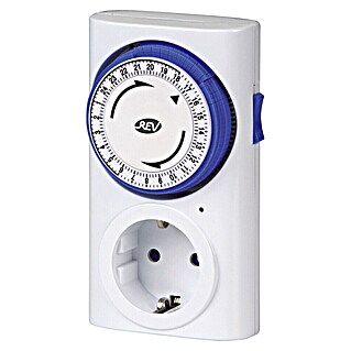 REV Dagelijkse tijdschakelaar Premium (Mechanisch, Wit, Schakeltijden: 96)