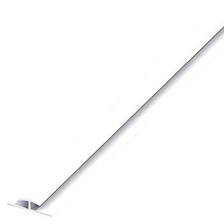 Kantoflex H-profiel (1.000 x 4 x 25 mm, Kunststof, Wit)