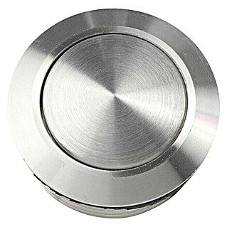 Heidemann Beldrukker (Zilver metallic, Roestvrij staal, A2, IP65)