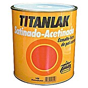 Titan Titanlak Esmalte de poliuretano (Negro, 125 ml, Satinado)