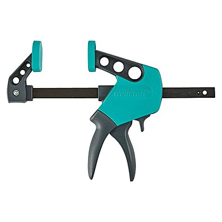 Wolfcraft Einhandzwinge EHZ Easy (Spannweite: 300 mm, Ausladung: 75 mm)