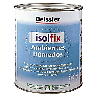 Beissier Pintura antihumedad Isolfix Ambientes húmedos (Blanco, 750 ml)