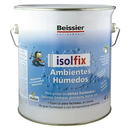 Beissier  Pintura antimanchas Isolfix Ambientes húmedos