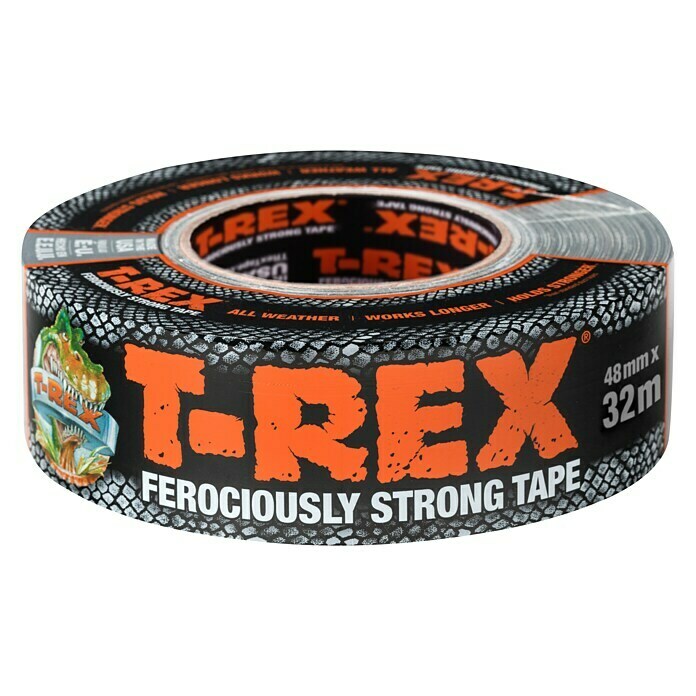 T-Rex Textieltape (Zwart, 32 m x 48 mm)