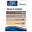 swingcolor Wandfarbe SIMPLY Braun (Braun - Nr. 09, 1 l, Matt)
