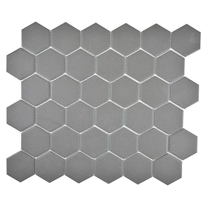Mosaikfliese Hexagon Uni CU HX137 (32,5 x 28,1 cm, Dunkelbeige, Matt)