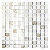 Mosaikfliese Quadrat Mix XNT 46266 (30,5 x 30,5 cm, Beige/Braun, Matt)
