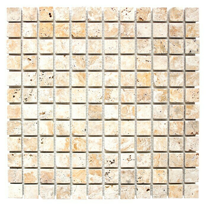 Mosaikfliese Quadrat XNT 51023 (30,5 x 30,5 cm, Gold, Matt)
