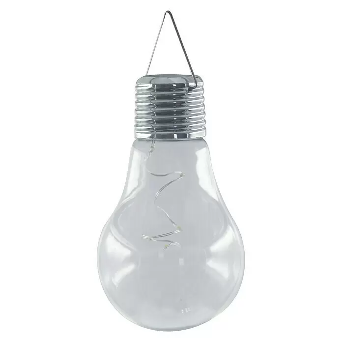 BAUHAUS Solar-Dekoleuchte Bulb - 0,05 W, Transparent, IP44