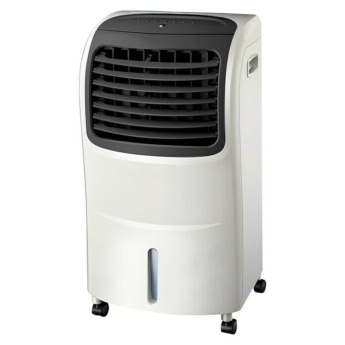 PR Klima Climatizador evaporativo 10 l (Blanco/Negro, Altura: 77 cm, 65 W, Con mando a distancia)