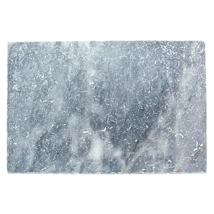 Antikmarmorfliese Bardiglio Marble - 61 x 40,6 cm, Anthrazit, Matt - Eine rechteckige Platte aus grauem Marmor mit feinen weißen Adern, ideal als Unterlage oder Dekoration.