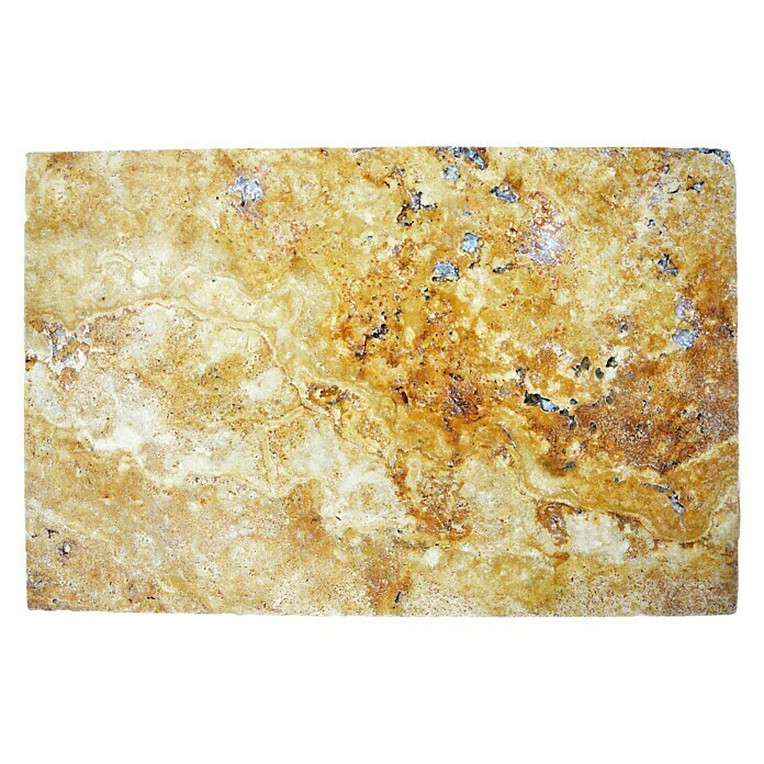 Antiek marmer Travertin (40,6 x 61 cm, Goud, Mat)