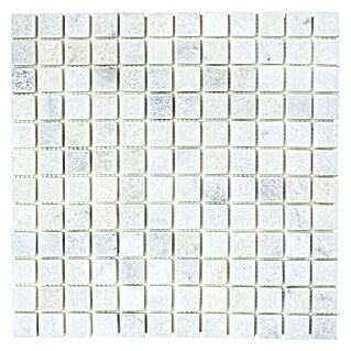 Mozaïektegel Quadrat Ibiza White XNT 42023 (30,5 x 30,5 cm, Wit, Mat)