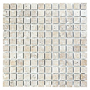 Mosaikfliese Quadrat Noce XNT 44023 (30,5 x 30,5 cm, Beige/Braun, Matt)