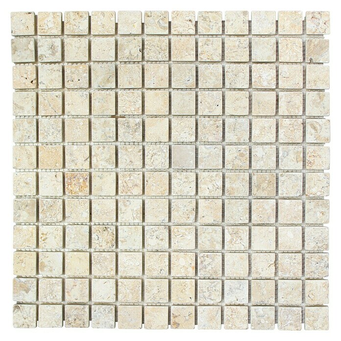 Mozaïektegel Quadrat Seabed XNT 48023 (30,5 x 30,5 cm, Beige, Mat)