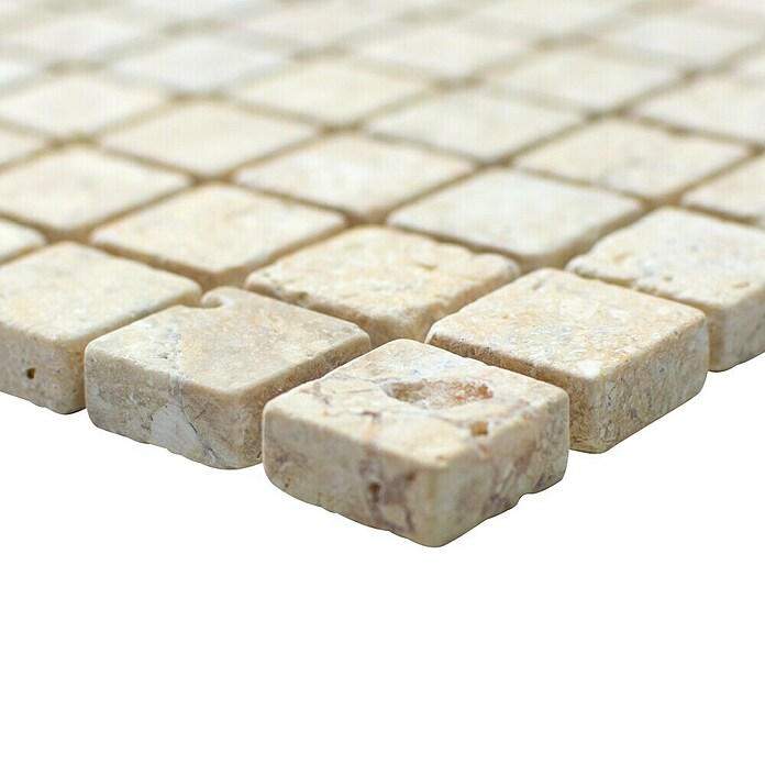 Mozaïektegel Quadrat Seabed XNT 48023 (30,5 x 30,5 cm, Beige, Mat)