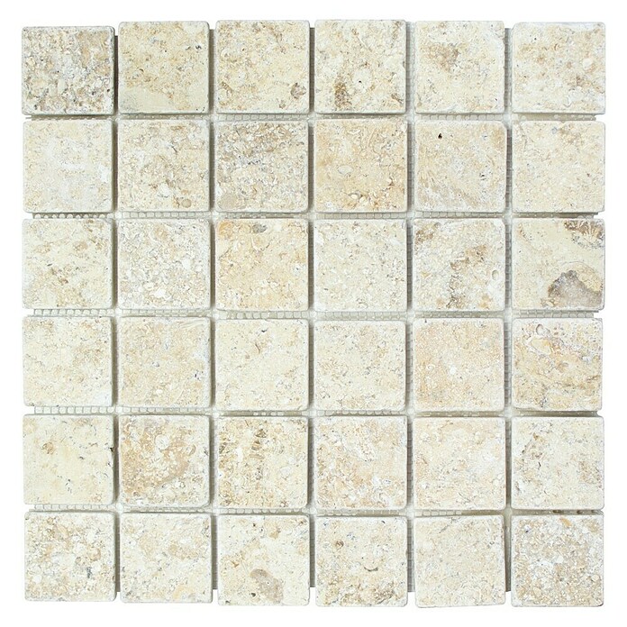 Mozaïektegel Quadrat Seabed XNT 48048 (30,5 x 30,5 cm, Beige, Mat)