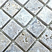 Mosaikfliese Quadrat XNT 47023 (30,5 x 30,5 cm, Silber, Matt)