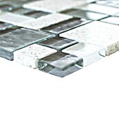 Mosaikfliese Crystal Mix XCM K990 (29,8 x 29,8 cm, Weiß/Grau, Glänzend)