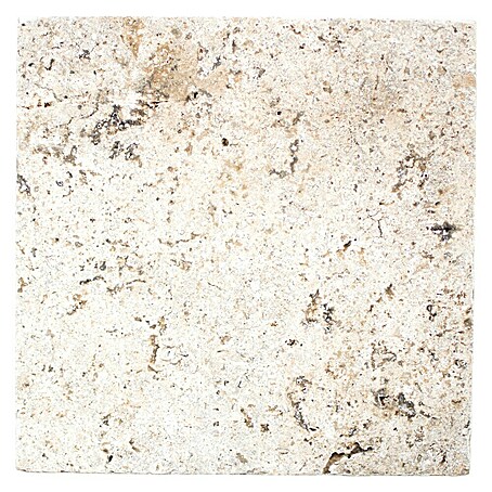 Antikmarmorfliese Travertin Silver (30,5 x 30,5 cm, Silber, Matt)