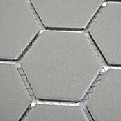 Mozaïektegel Hexagon Uni CU HX127 (32,5 x 28,1 cm, Grijs, Mat)