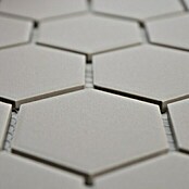 Mozaïektegel Hexagon Uni CU HX127 (32,5 x 28,1 cm, Grijs, Mat)