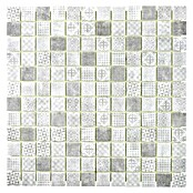 Mozaïektegel Quadrat Eco Mix PATCH 80 (31,5 x 31,5 cm, Grijs, Mat)