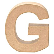 Glorex Papp-Buchstabe (Motiv: G, Pappe, L x B x H: 17,5 x 15,5 x 5,5 cm)