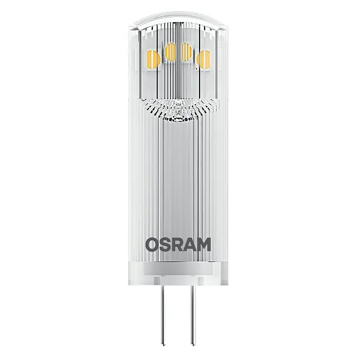 Osram Star Bombilla LED - G4, No regulable, Blanco cálido, 200 lm, 1,8 W - Lámpara LED Osram con base enchufable, ideal para iluminación interior de eficiencia energética. Esta lámpara presenta un diseño compacto y alta calidad de luz.