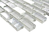 Mozaïektegel Brick Crystal Mix XCM B142 (30 x 28,5 cm, Grijs, Glanzend)
