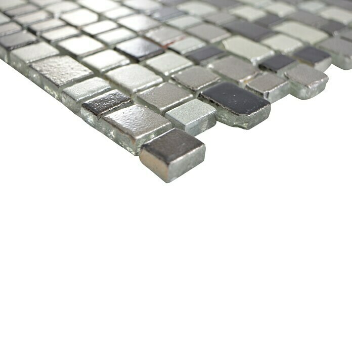Mozaïektegel Crystaledge XCM GME 59 (31,7 x 31,1 cm, Bruin/Grijs, Mat)