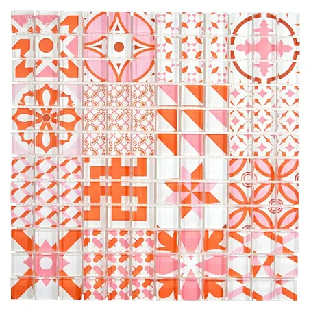 Mosaikfliese Quadrat Crystal XCM 8OP37