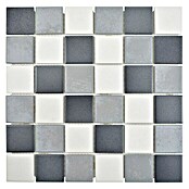 Mosaikfliese Quadrat Mix CD 216 (30,6 x 30,6 cm, Grau, Matt)