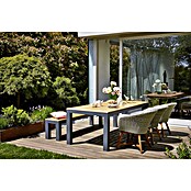 Sunfun Gartenbank (L x B x T: 195 x 40 x 45 cm, Naturbraun)
