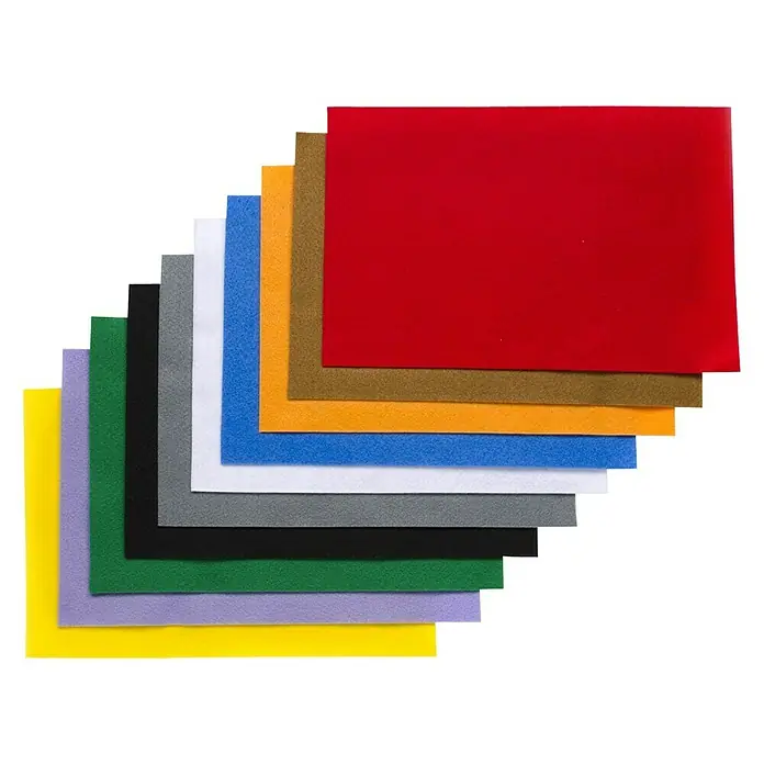 Bastelfilz - Grasgrün, 30 x 20 cm - Vielfältige Filzstoff-Auswahl: Bunte Filzplatten in Gelb, Lila, Grün, Schwarz, Grau, Weiß, Blau, Orange, Braun und Rot für kreative Bastelprojekte.
