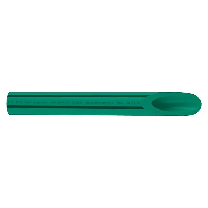 Isoltubex Tubo PPR Faser - Largo: 4 m, Polipropileno, DN 40 - Tubo verde PP-R Tipo 3 Stabi con DIN 8077/78, ideal para instalaciones sanitarias y de calefacción, duradero y confiable.
