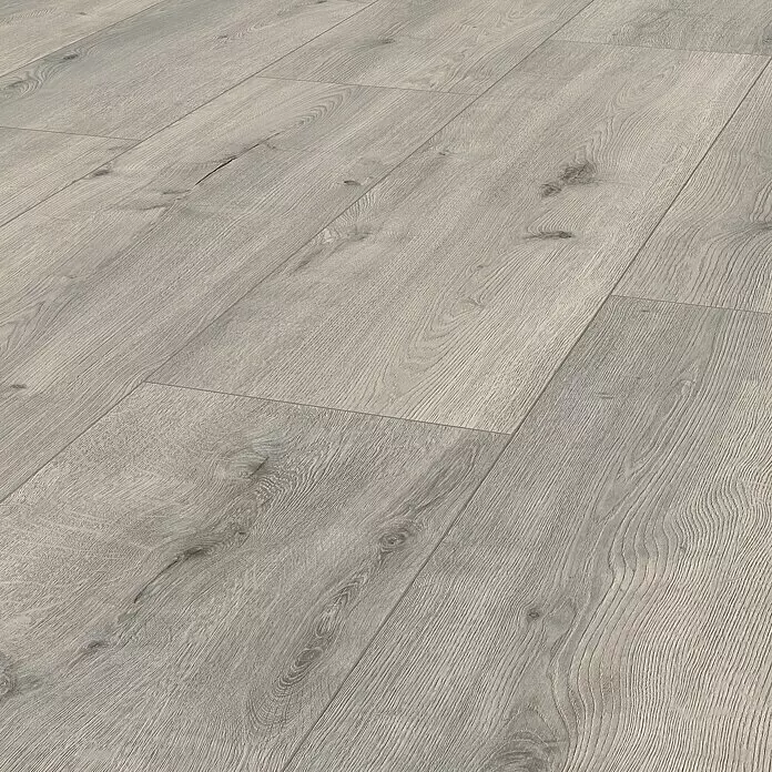 LOGOCLIC Laminatmuster Vinto Eiche Calais - 297 x 195 x 8 mm, Landhausdiele - Detailaufnahme