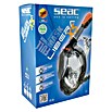 Seac Sub Máscara de Snorkel Libera (S/M, Policarbonato, Turquesa / naranja)