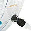 Seac Sub Máscara de Snorkel Libera (S/M, Policarbonato, Turquesa / naranja)