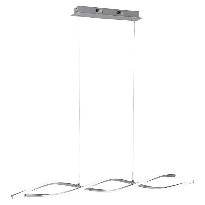 Paul Neuhaus Polina LED-Pendelleuchte (2 x 10,2 W, Höhenverstellbar: 40 - 140 cm, Stahl, Warmweiß)