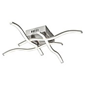 LeuchtenDirekt Wave LED-Deckenleuchte (Leistung: 4 x 4,8 W, Stahl, Warmweiß)