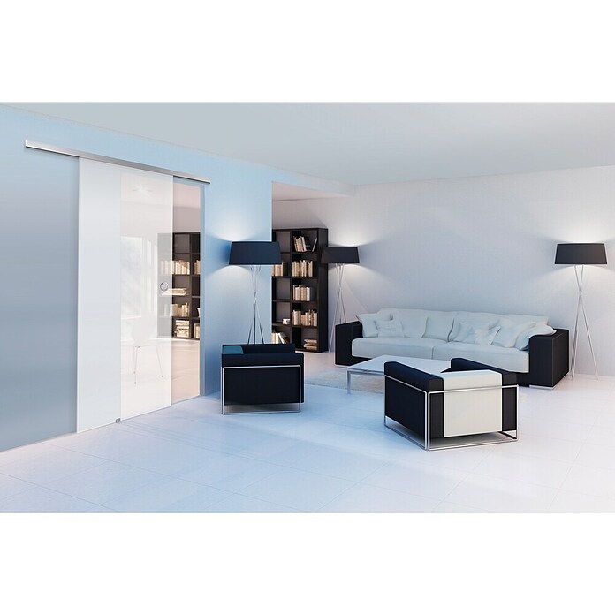 Diamond Doors Glasschiebetür Luminato (935 x 2.058 mm, Einscheibensicherheitsglas (ESG))