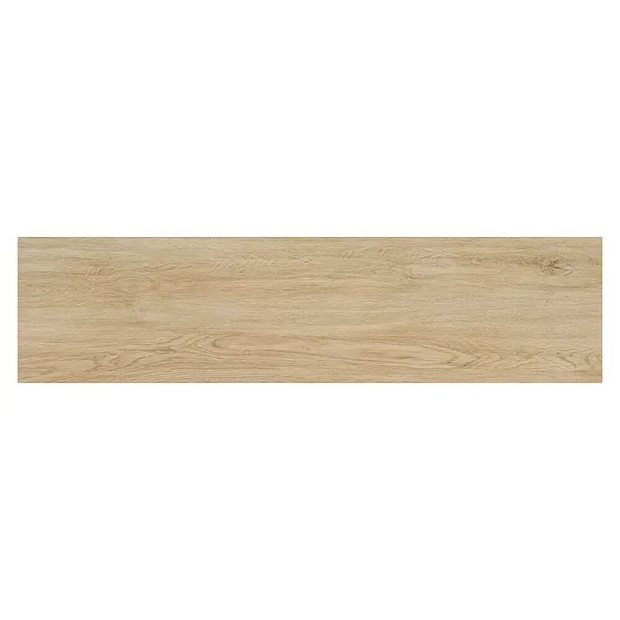 Harmonie by Palazzo Feinsteinzeugfliese - 30 x 120 cm, Eiche Hell, Matt - Holzfußboden mit natürlicher Maserung. Ideal für ein warmes und einladendes Ambiente in jedem Raum.