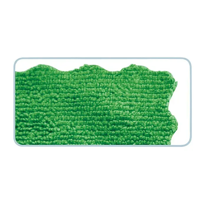 Mikrofasertuch Superline - 5 Stk., 32 x 32 cm, Mikrofaser, Grün - Nahaufnahme eines grünen Mikrofaser-Reinigungstuchs mit weicher Textur, ideal für die Reinigung verschiedener Oberflächen.