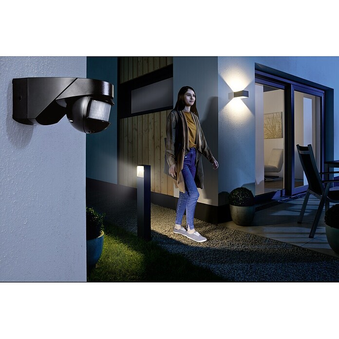 Voltolux Senzor gibanja RS97B  (Doseg senzorja: 12 m, Črne barve, Kot zaznavanja senzorja: 200 °) | 3090 - Bewegungsmelder | CAJA - Outdoorleuchten Hochvolt | CAJ - Outdoorleuchten | CA - Beleuchtung | C - Elektro | BAUHAUS