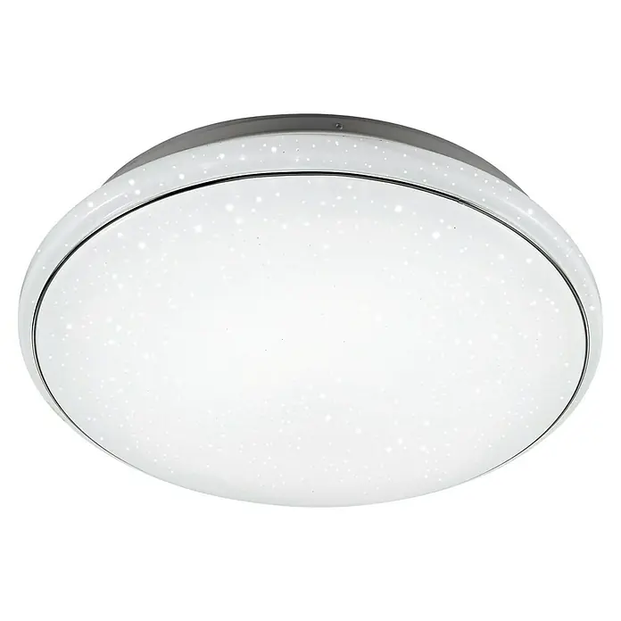 Just Light LED-Deckenleuchte rund Jupiter - 28 W, Weiß, Warmweiß, Durchmesser: 440 mm - Eine moderne Deckenleuchte mit Sterneneffekt, ideal für jeden Raum im Haus. Stilvoll und energieeffizient.
