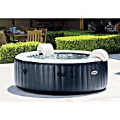 Intex Pure Spa Außen-Whirlpool (Ø x H: 216 x 71 cm, Kalkschutzsystem 10 W, Laminiertes Vinyl, Navy)