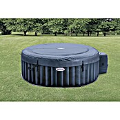 Intex Pure Spa Außen-Whirlpool (Ø x H: 216 x 71 cm, Kalkschutzsystem 10 W, Laminiertes Vinyl, Navy)