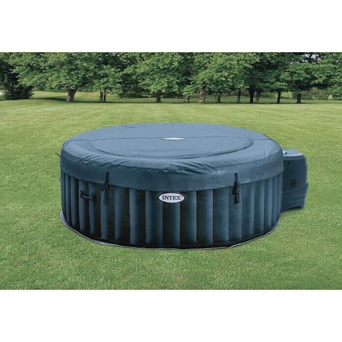 Intex Pure Spa Außen-Whirlpool 85 Bubble MassageØ x H: 216 x 71 cm, 1.098 l, Geeignet für: 6 Erwachsene, Navy Unknown